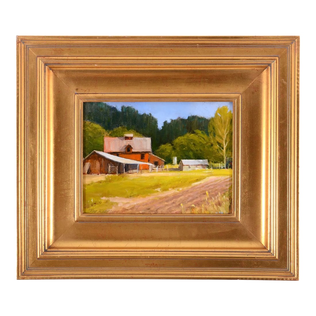 Vic Riesau "Santa Rosa Ranch" Oil Painting (1 of 6)