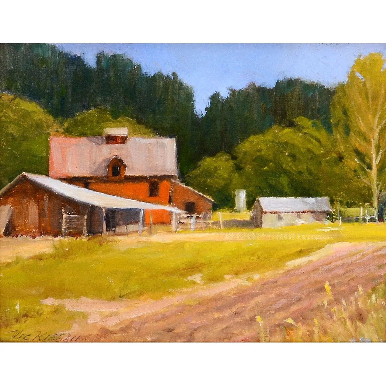 Vic Riesau "Santa Rosa Ranch" Oil Painting - 2