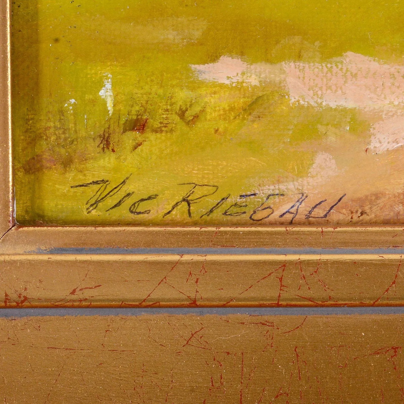 Vic Riesau "Santa Rosa Ranch" Oil Painting - 4