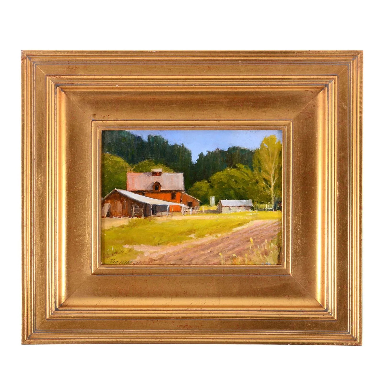 Vic Riesau "Santa Rosa Ranch" Oil Painting - 6