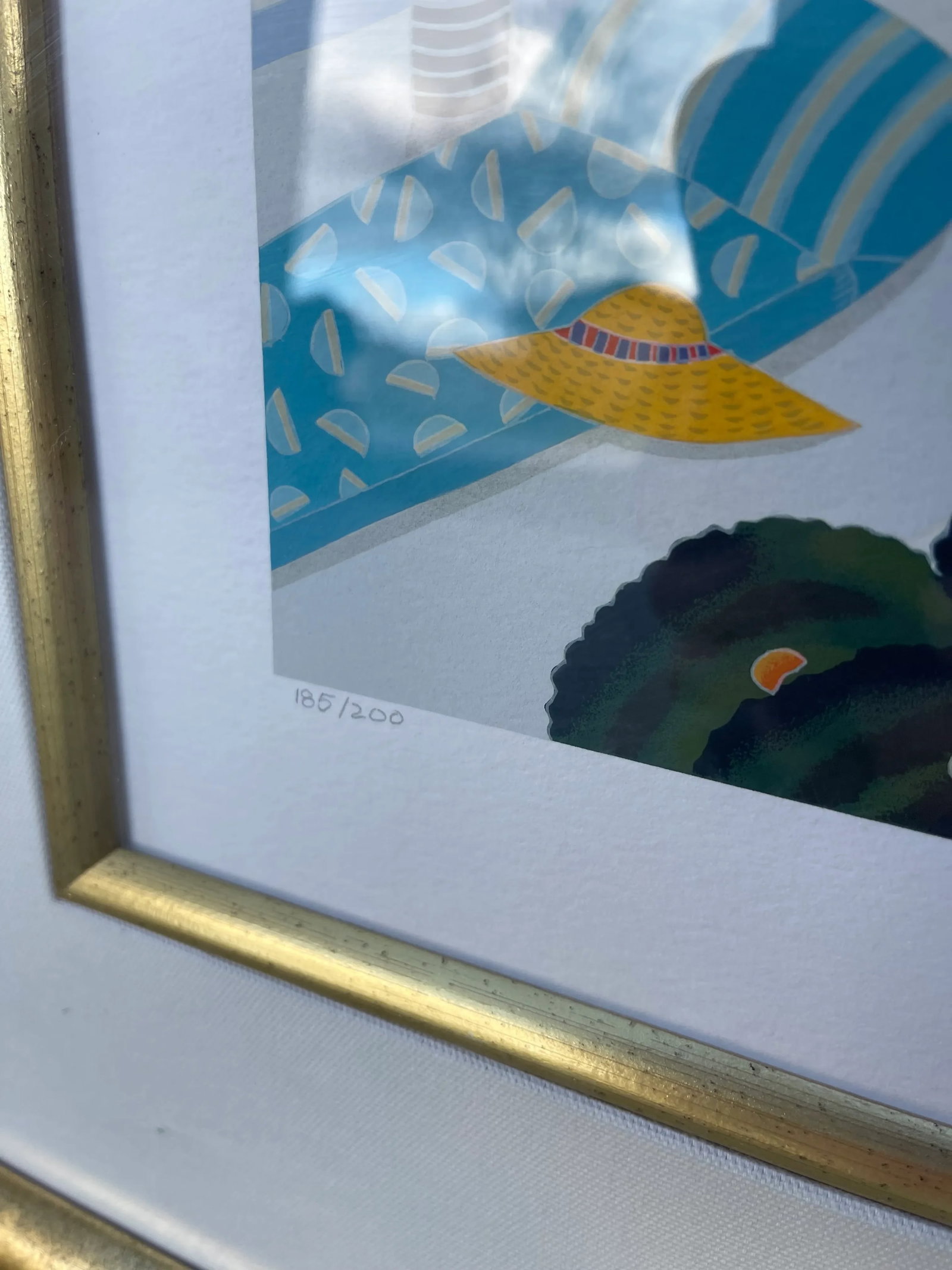 Vintage Postmodern Thomas McKnight "Patmos" Panorama Left & Right Panel Hand-Pulled Serigraphs with - 7