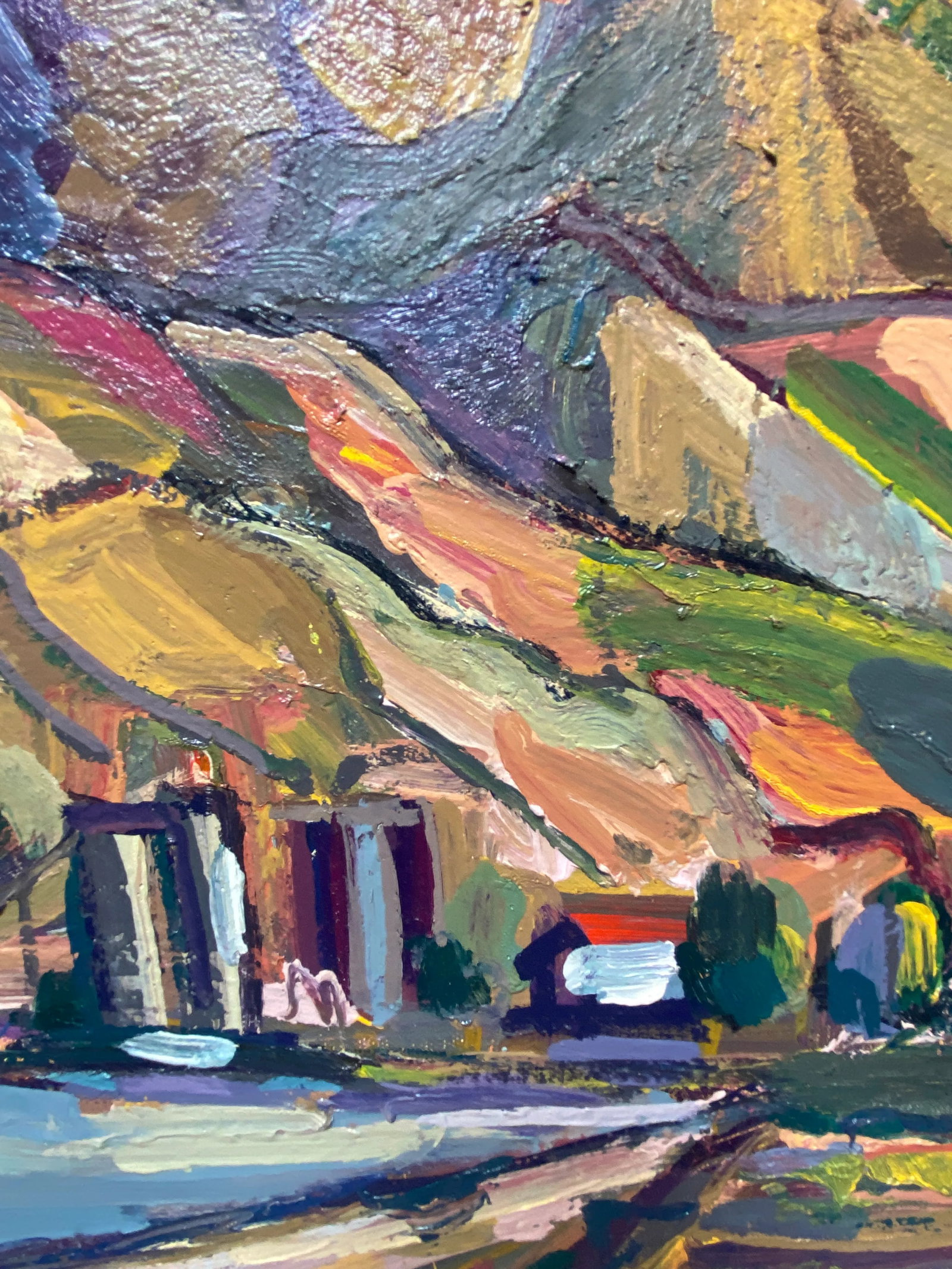 Berkeley Hills Expressionist Landscape Painting by Hartman - 3