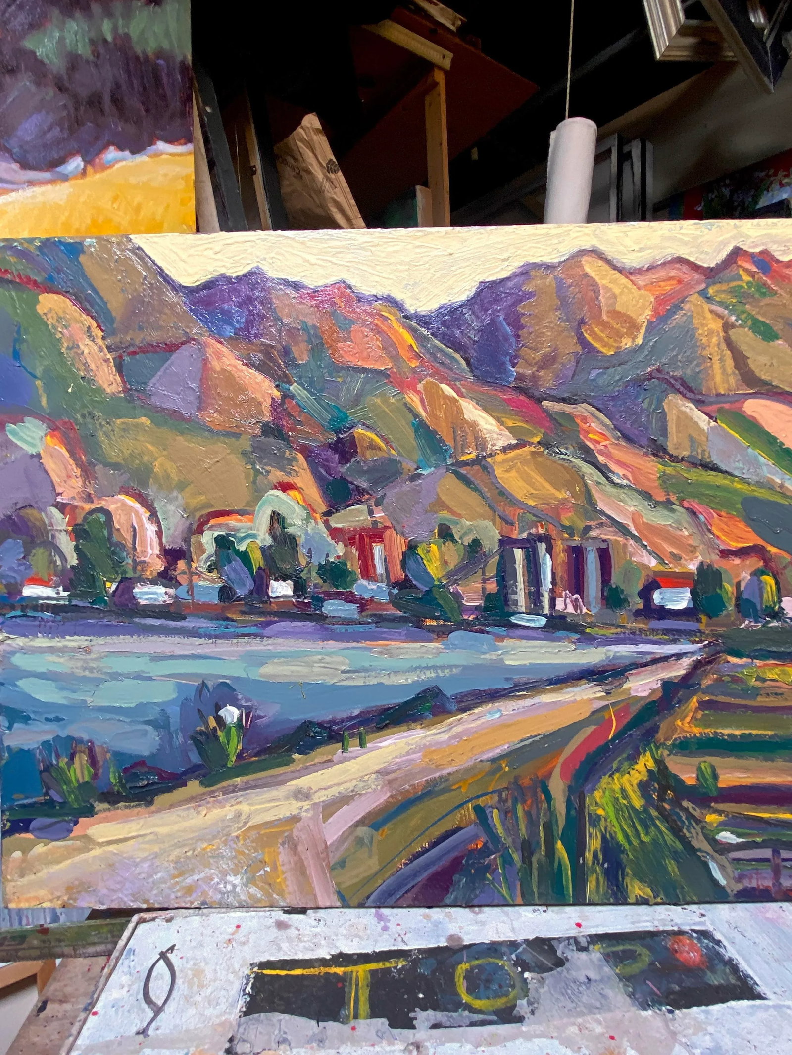 Berkeley Hills Expressionist Landscape Painting by Hartman - 5