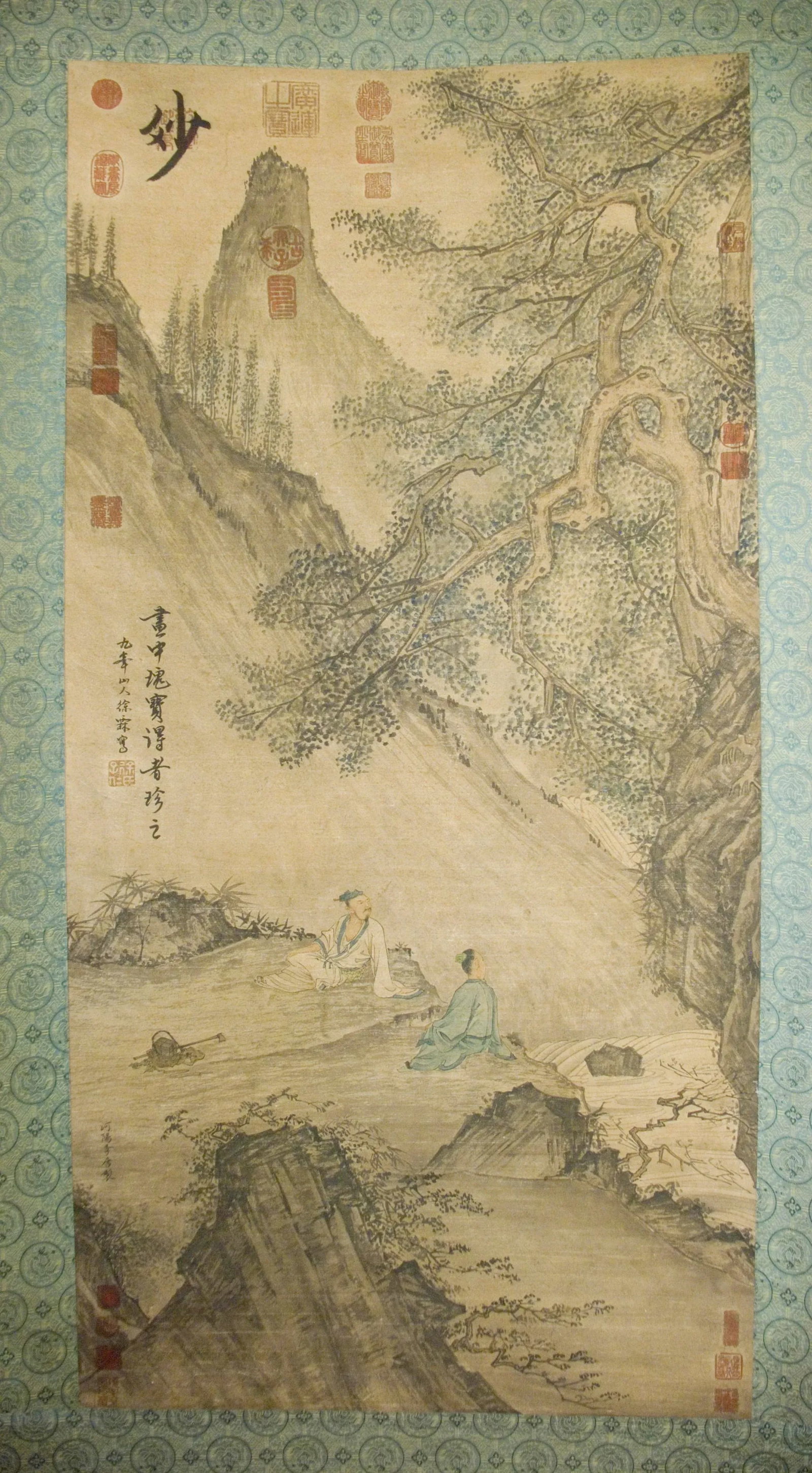 Early 20th Century Chinese Landscape Scroll - 2