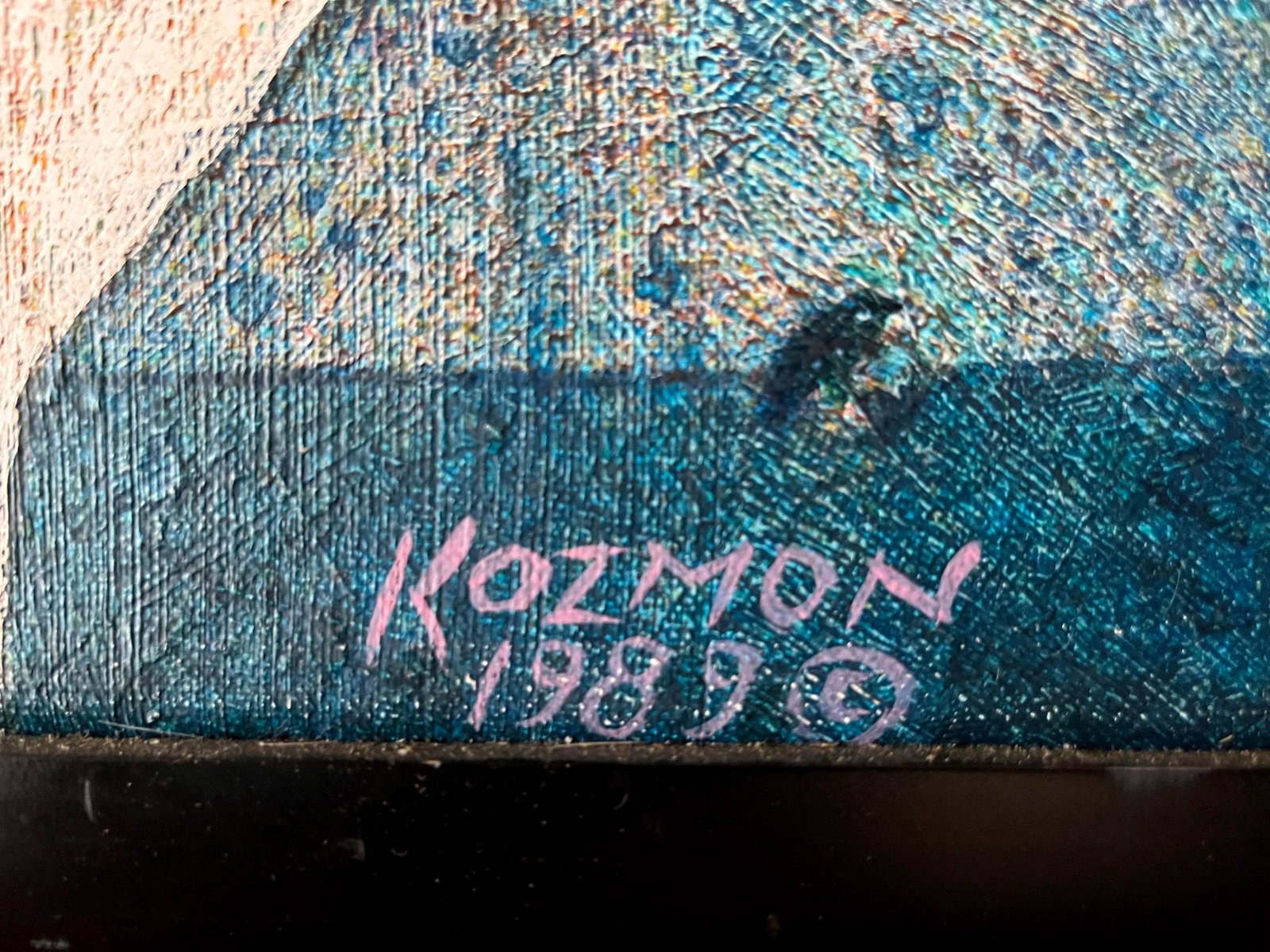 "Nimes 49" Large Oil Painting by George Kozmon, 1989 - 5