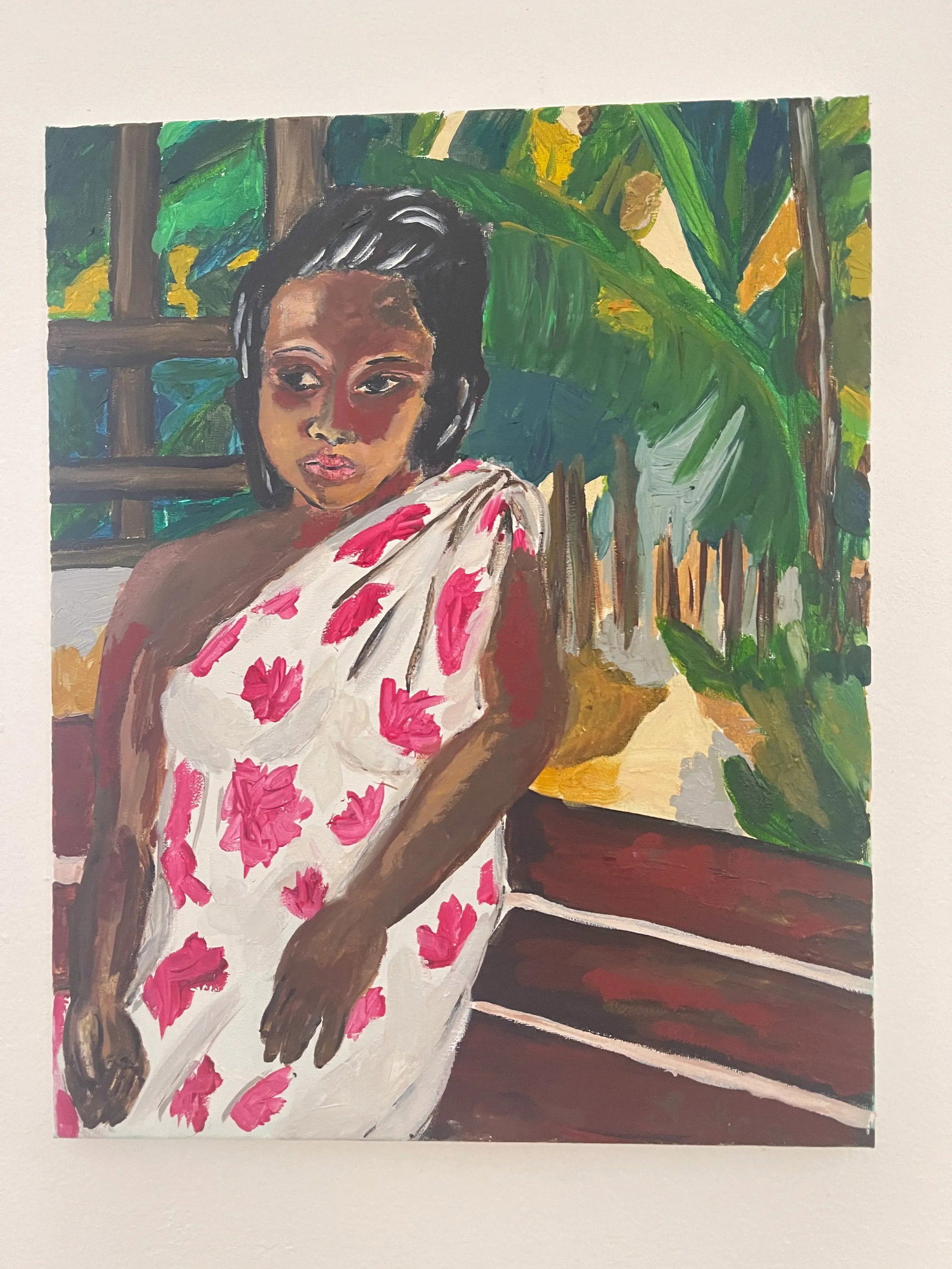 Contemporary Expressionist Portrait Oil Painting of a Polynesian Lady - 2