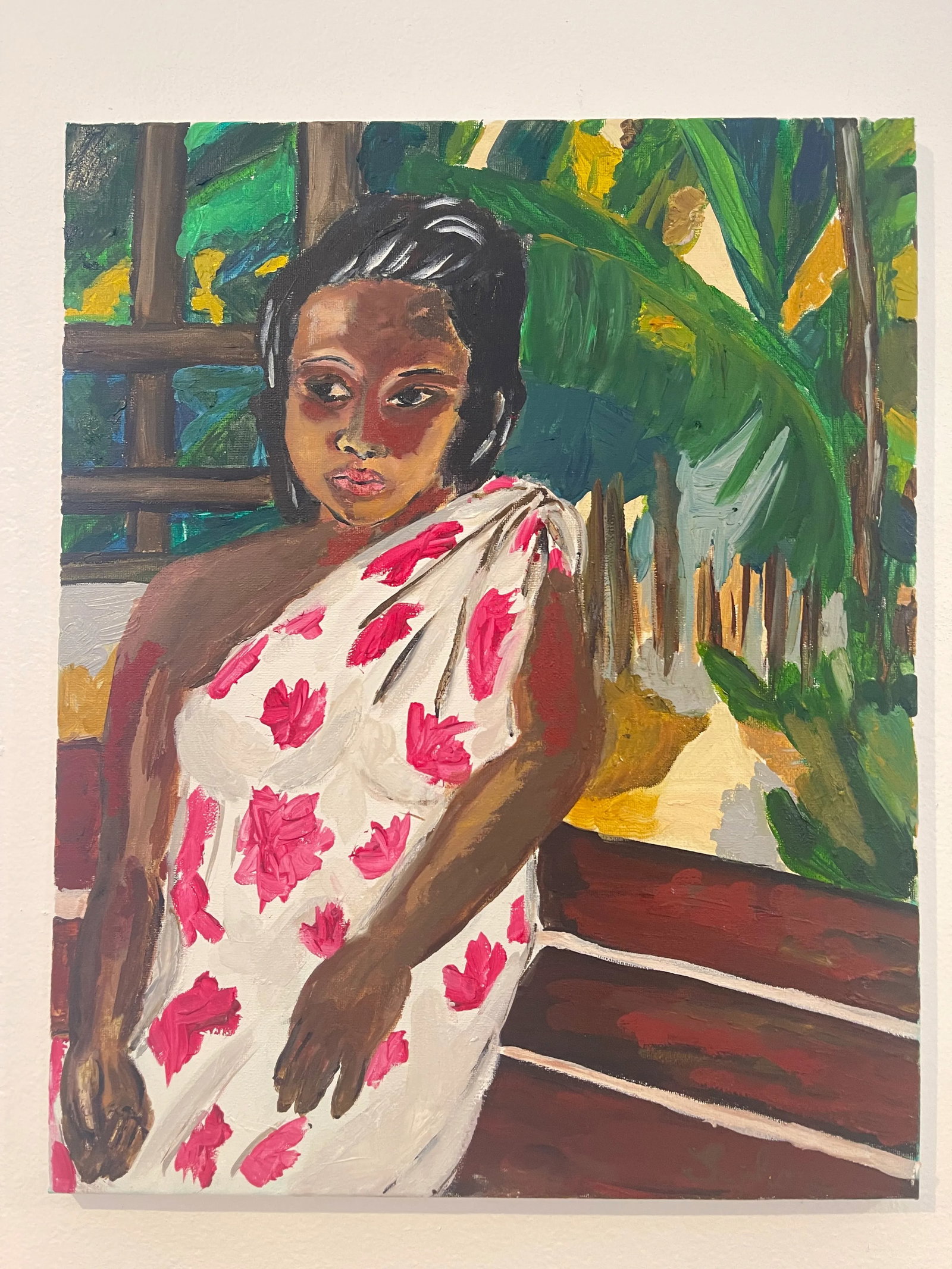 Contemporary Expressionist Portrait Oil Painting of a Polynesian Lady - 5