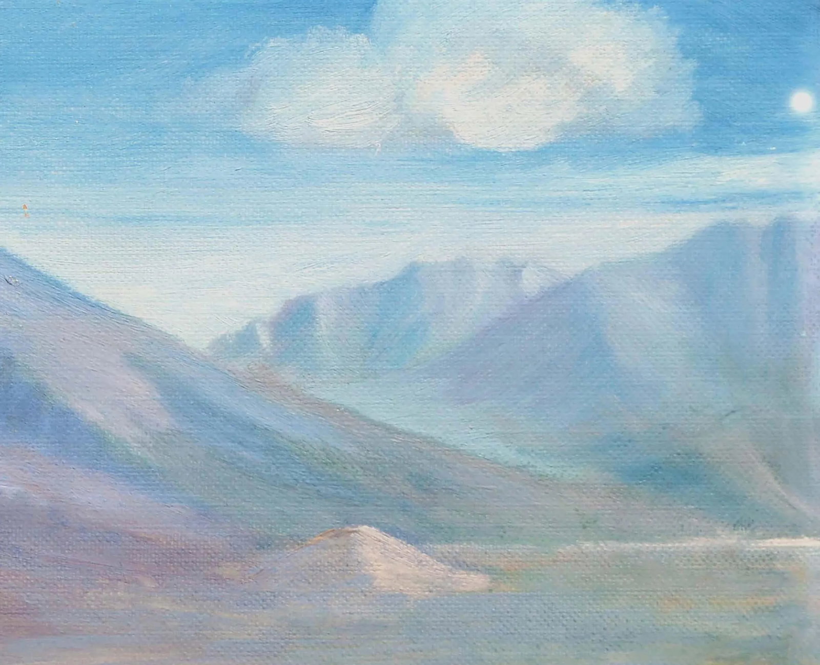 Mid Century Landscape -- Homestead Beneath a Desert Mountain by Alice M. Fink - 7