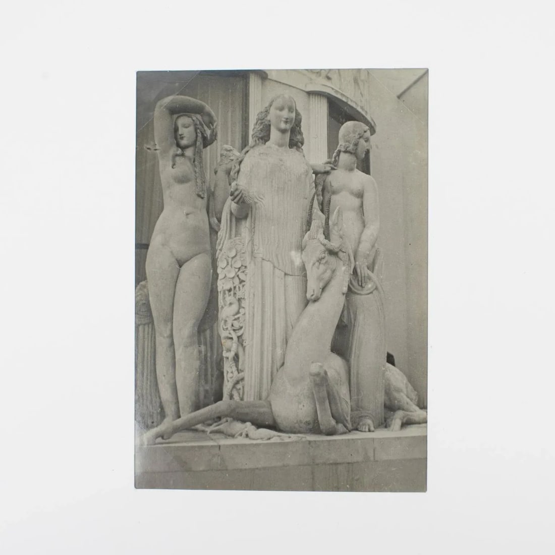 Paris, Decorative Art Exhibition 1925 Art Deco Sculpture - B & W Photograph - 2