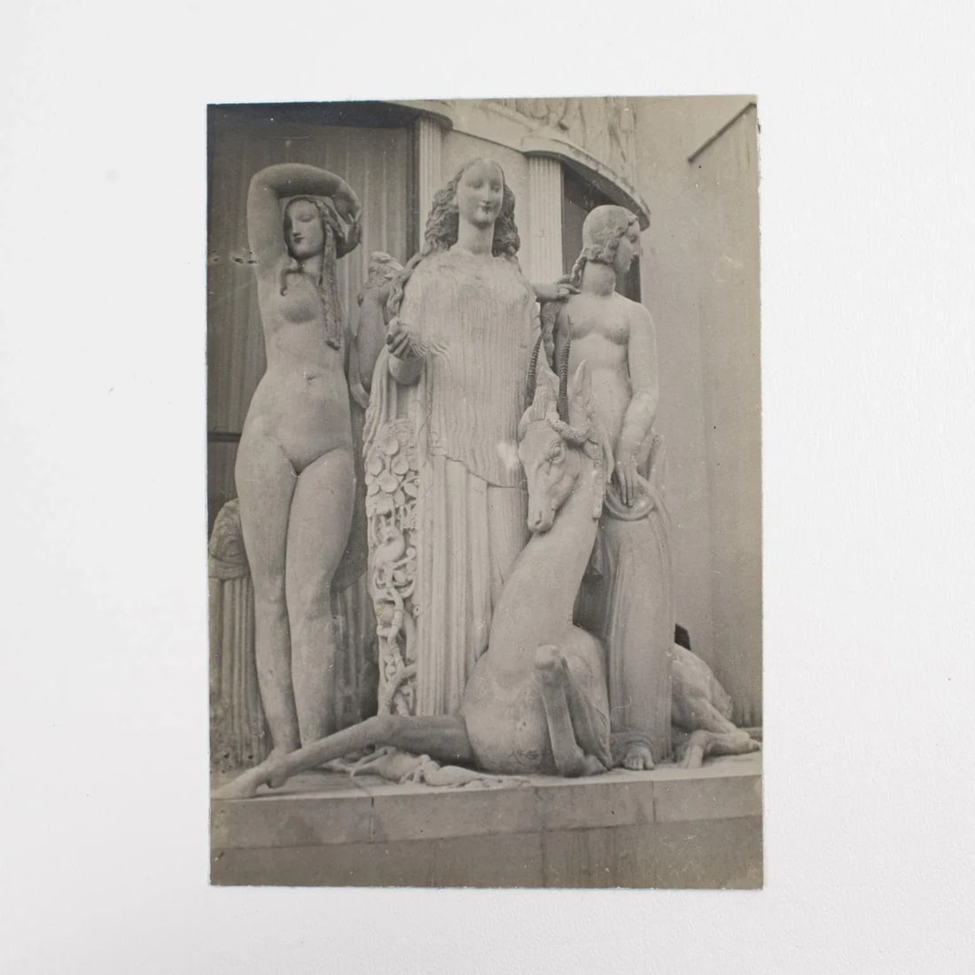 Paris, Decorative Art Exhibition 1925 Art Deco Sculpture - B & W Photograph - 3