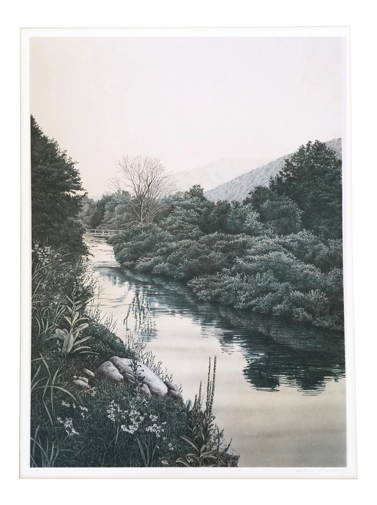 Helen Rundell "River" Artist Proof Lithograph (1 of 9)