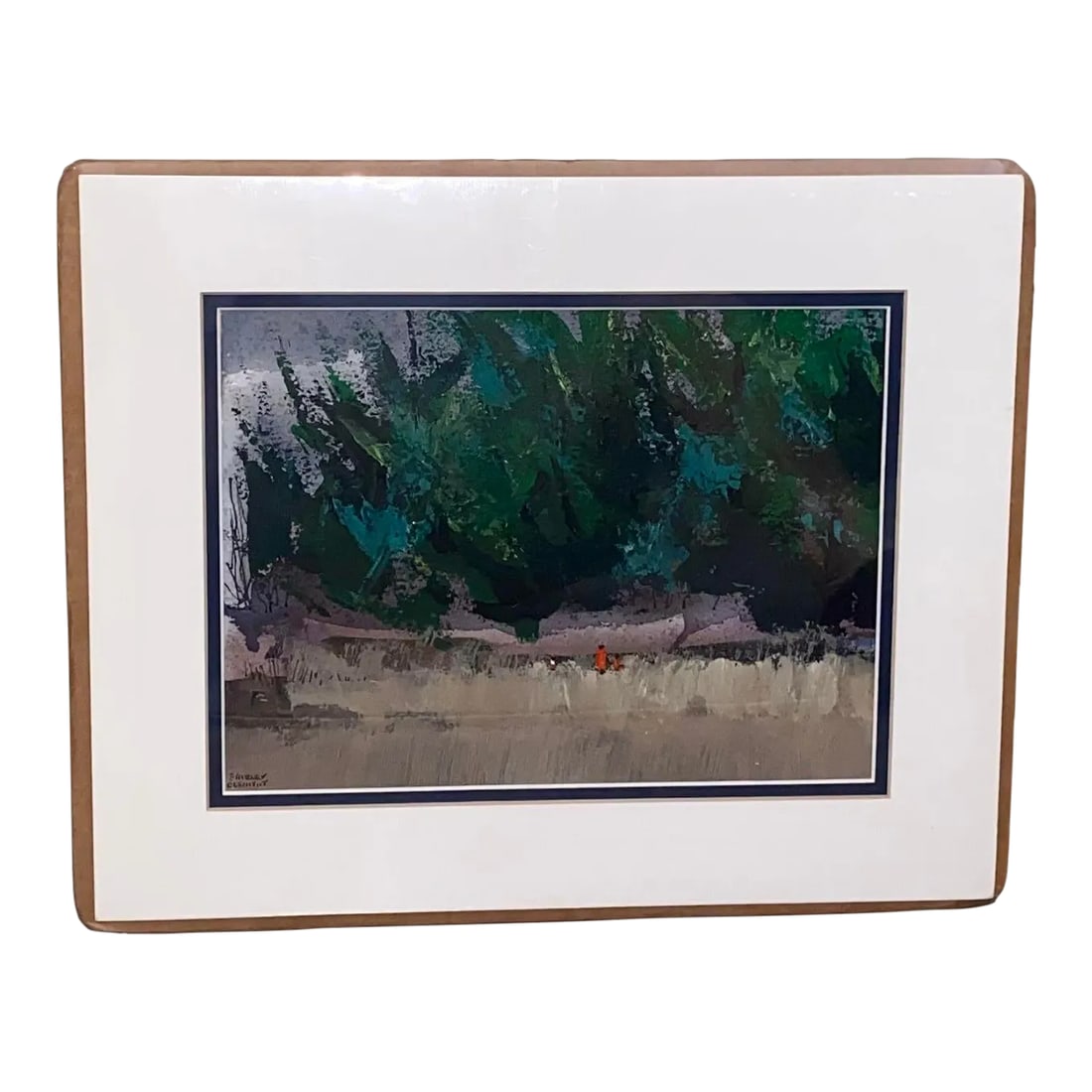 Shirley Clement Listed Florida Artist Original Landscape Oil Painting: Original oil painting on paper from listed Florida artist Shirley Clement (1922-2002). Image measures 8" x 11". Signed lower left. Double matted, protected under plastic, ready to frame. Total measure