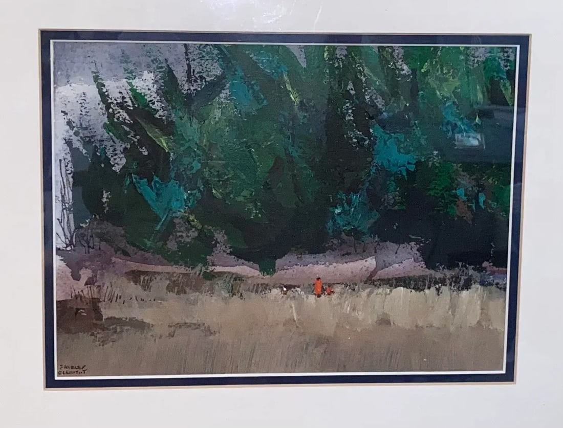 Shirley Clement Listed Florida Artist Original Landscape Oil Painting - 5