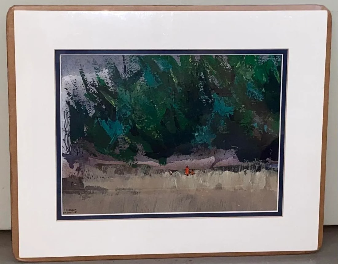 Shirley Clement Listed Florida Artist Original Landscape Oil Painting - 7