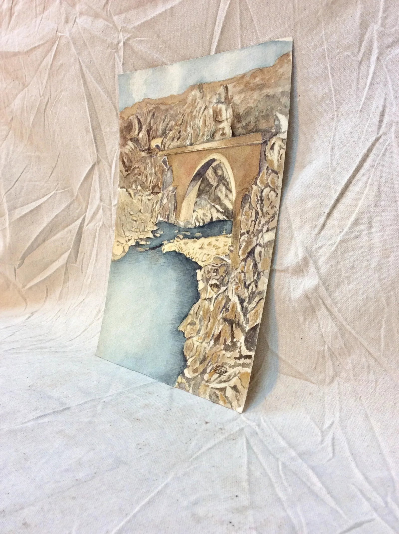 Mid 20th Century French Watercolor Painting - 3