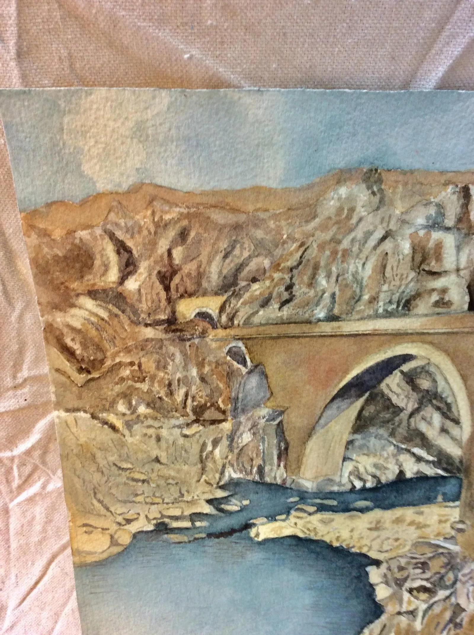 Mid 20th Century French Watercolor Painting - 5