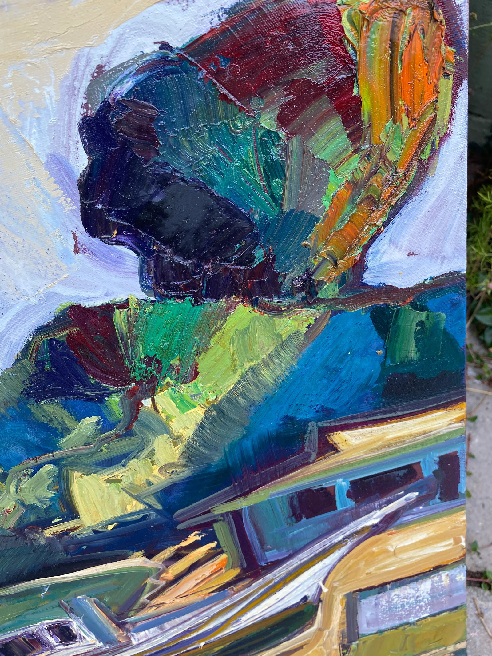 Contemporary Expressionist Maritime Scene Original Oil on Canvas Painting by James Hartman - 3