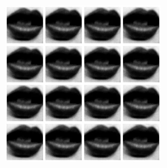 Sal Owen Lips, Untitled, Large Photograph 60'x60' - 3