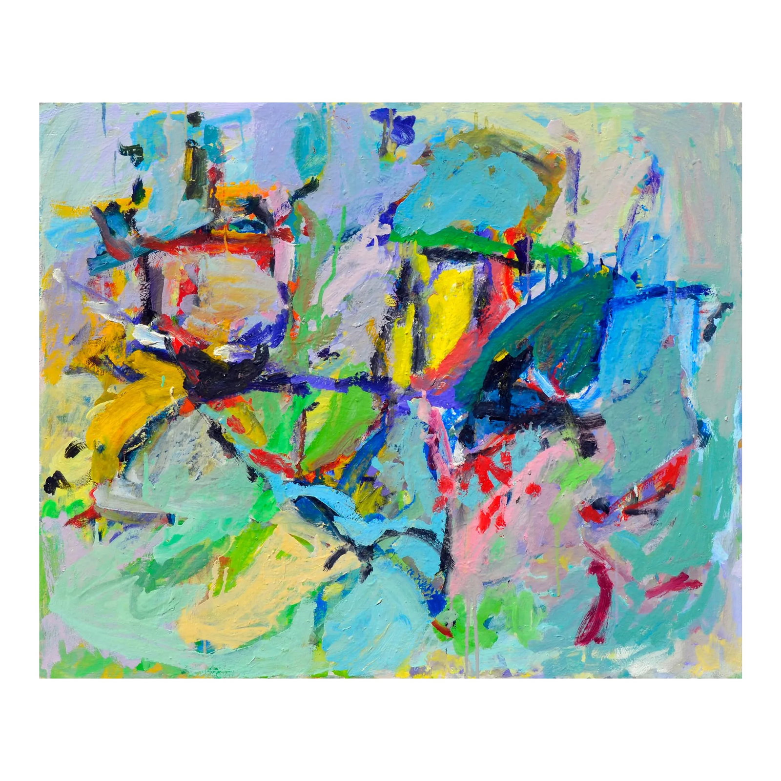 Bright Colorful Abstract Expressionist by Anthony Rappa (1 of 5)