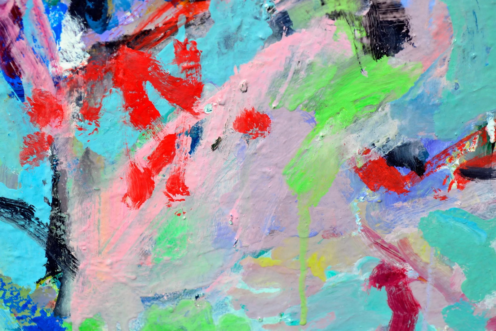 Bright Colorful Abstract Expressionist by Anthony Rappa - 3