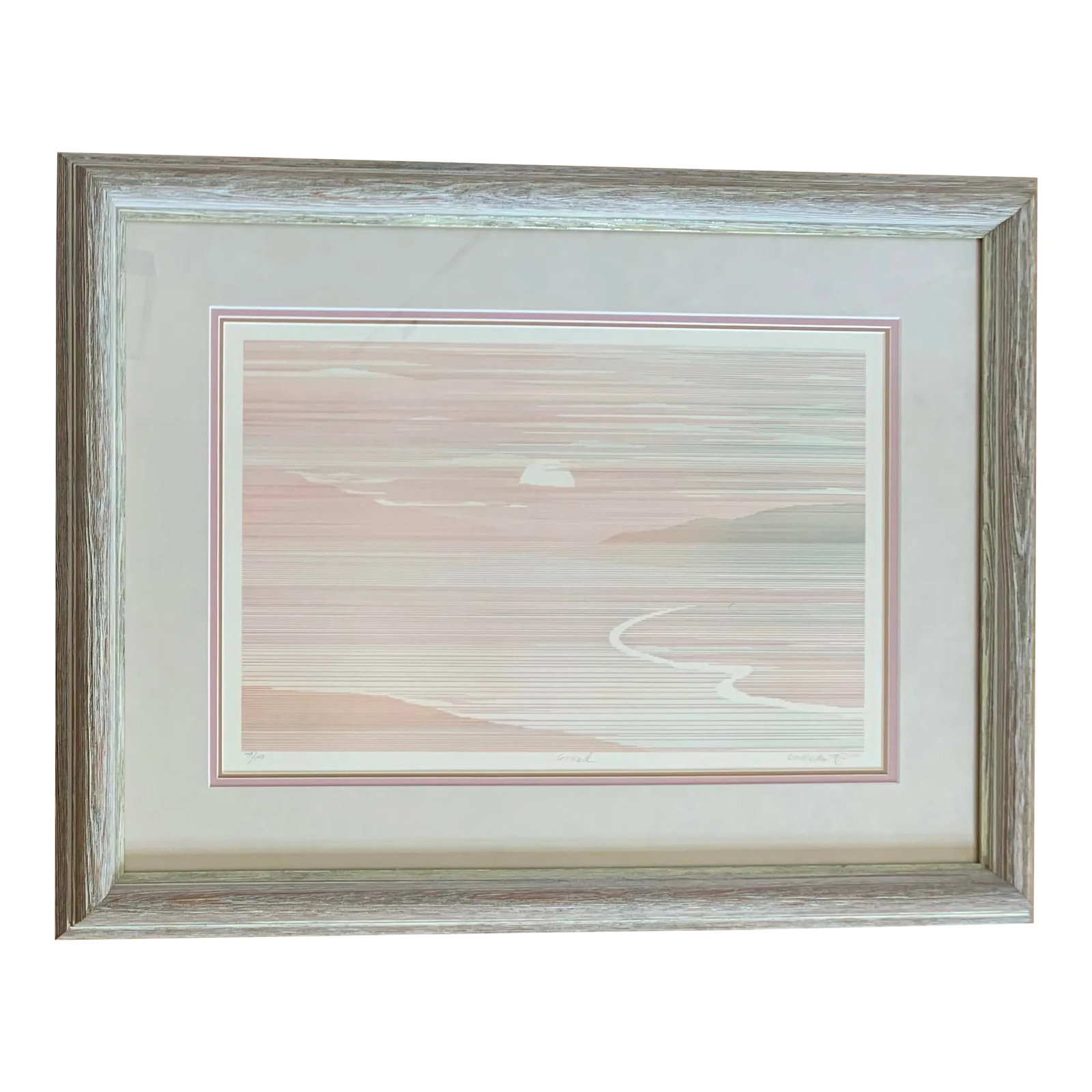 Vintage Framed Postmodern Print Numbered 79/140 "Gilead" by Marcus Uzilevsky: Marcus Uzilersky "Gilrad" 79 of 140 Condition: Alterations: Original Condition Unaltered Imperfections: Some Imperfections Condition Notes: very good Origin: United States Materials & Techniques: