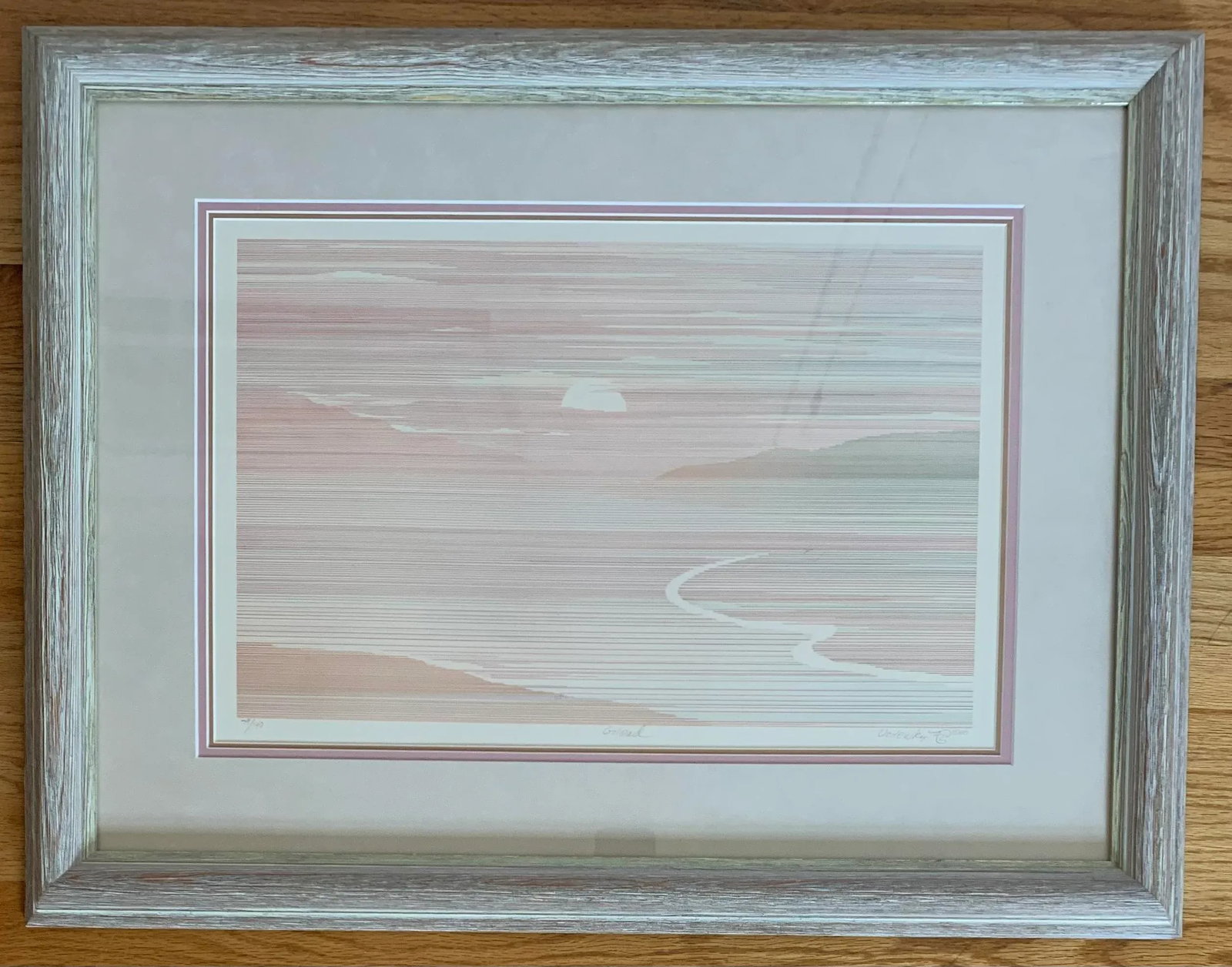 Vintage Framed Postmodern Print Numbered 79/140 "Gilead" by Marcus Uzilevsky - 6