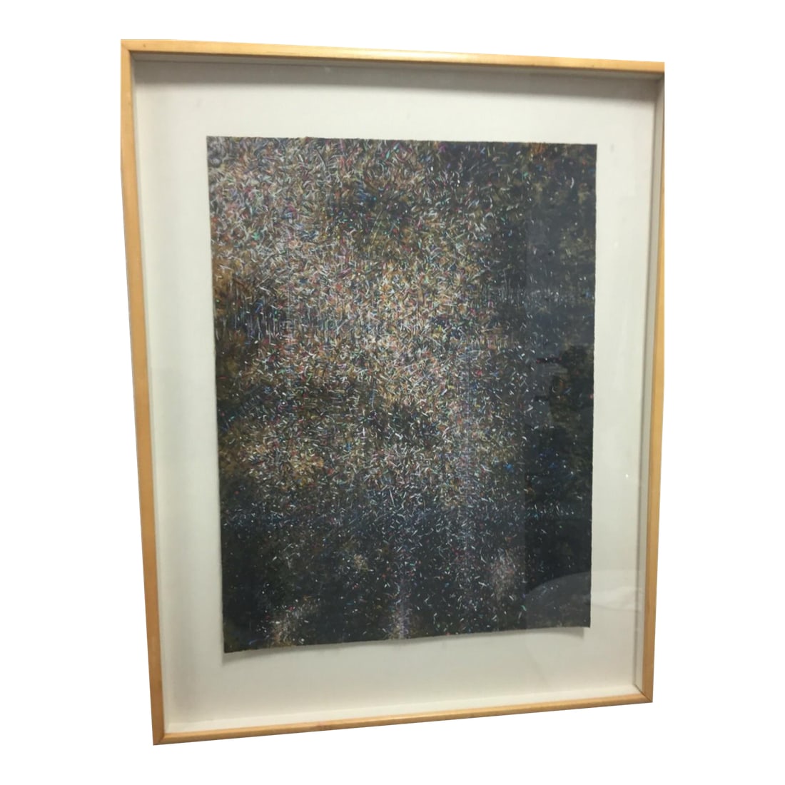 Mixed media abstract art by Avi Adler: Mixed media abstract art by Avi Adler Dated 1987, signed lower left Entitled "This is All a Dream" Sold thru the Butters Gallery, Ltd Portland, Oregon Avi Adler is a New York artist with collections