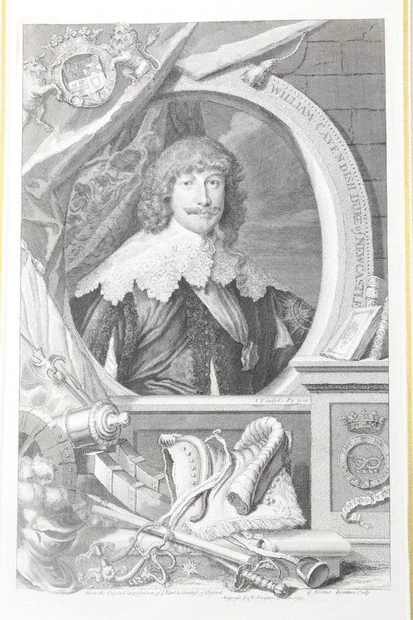 Set of Four Framed George Vertue Portrait Engravings in Neoclassical Gilt Frames - 10