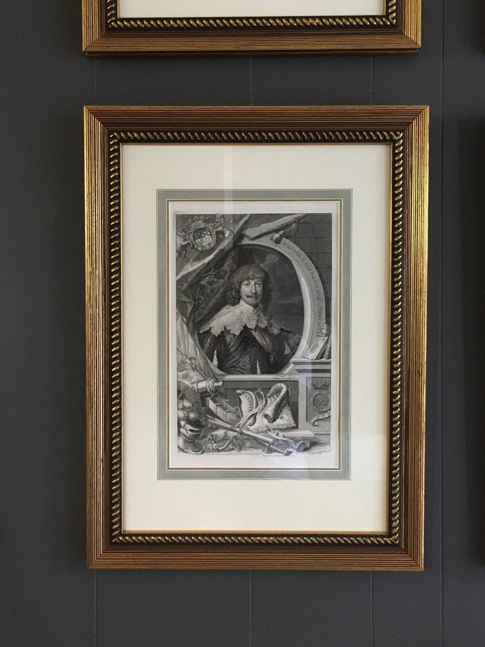 Set of Four Framed George Vertue Portrait Engravings in Neoclassical Gilt Frames - 4