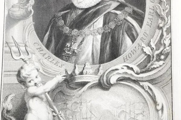 Set of Four Framed George Vertue Portrait Engravings in Neoclassical Gilt Frames - 7