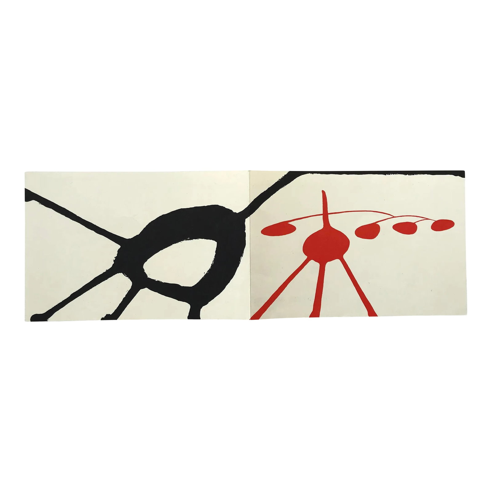 1969 Exhibition Opening Invitation ~ Alexander Calder, Fondation Maeght: Rare find. Invitation to the opening party for Alexander Calder's major retrospective ("Calder"), held at the Fondation Maeght, Saint-Paul-de-Vence, France, at 7:00 PM on April 2, 1969. The exhibition