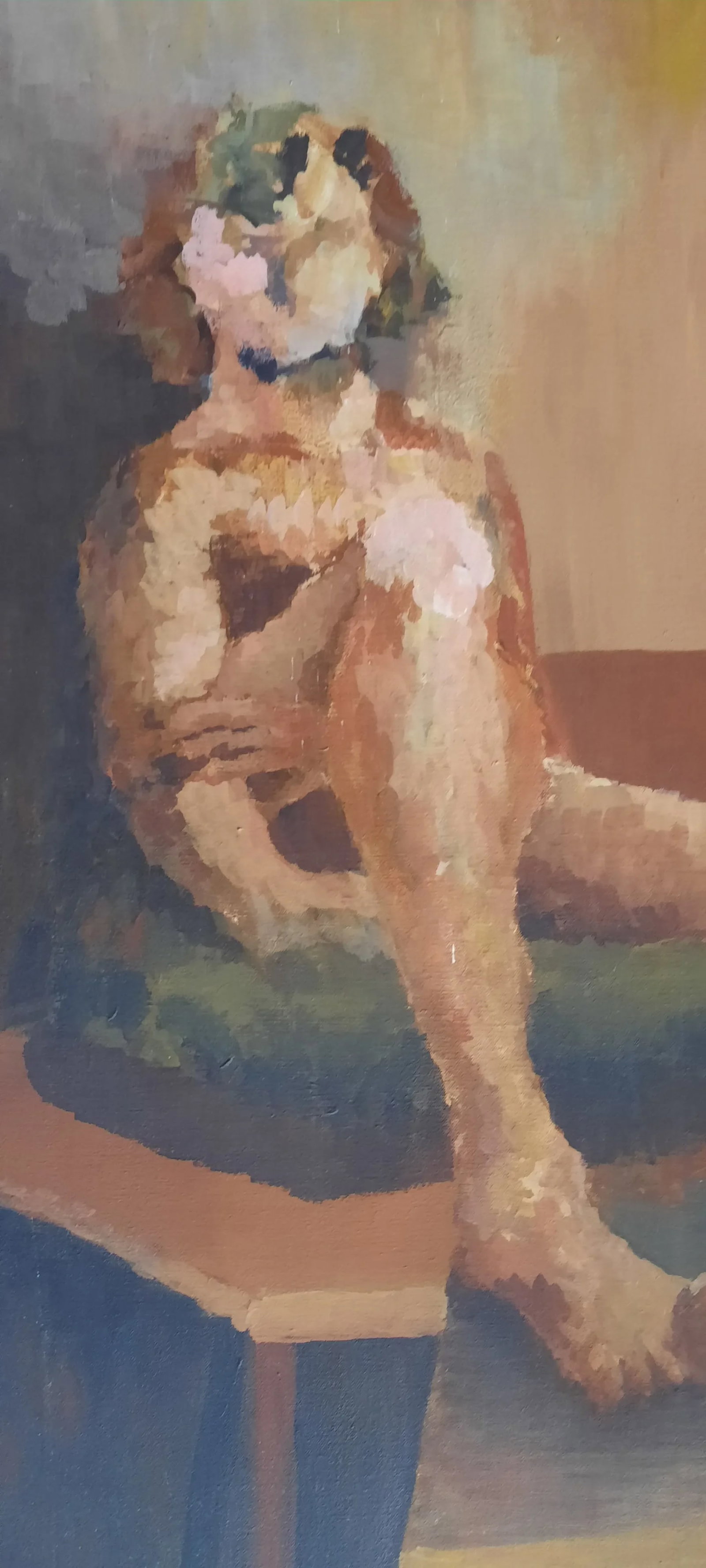 Abstract Sitting Figurative Painting - 3