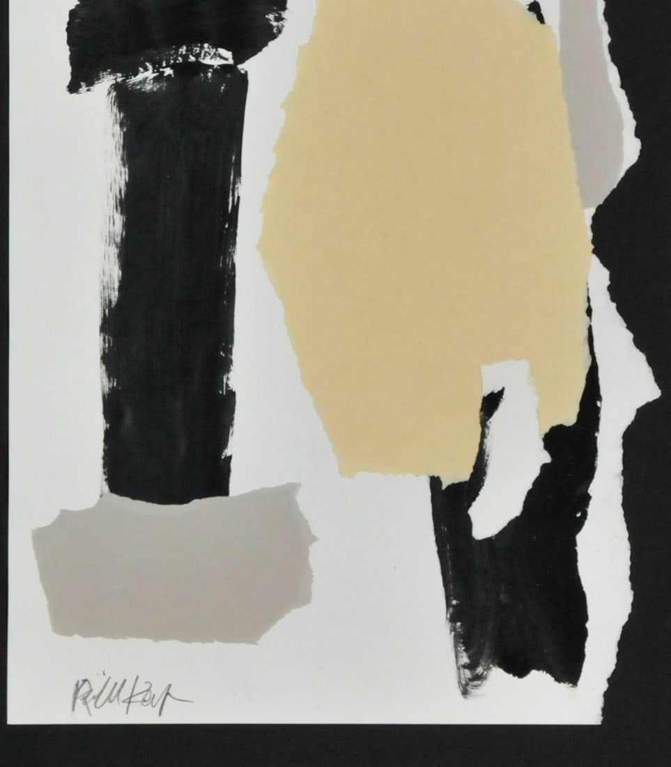 "Was 2 Now Not" Original Abstract Mixed-Media Collage by Robbie Kemper - 2
