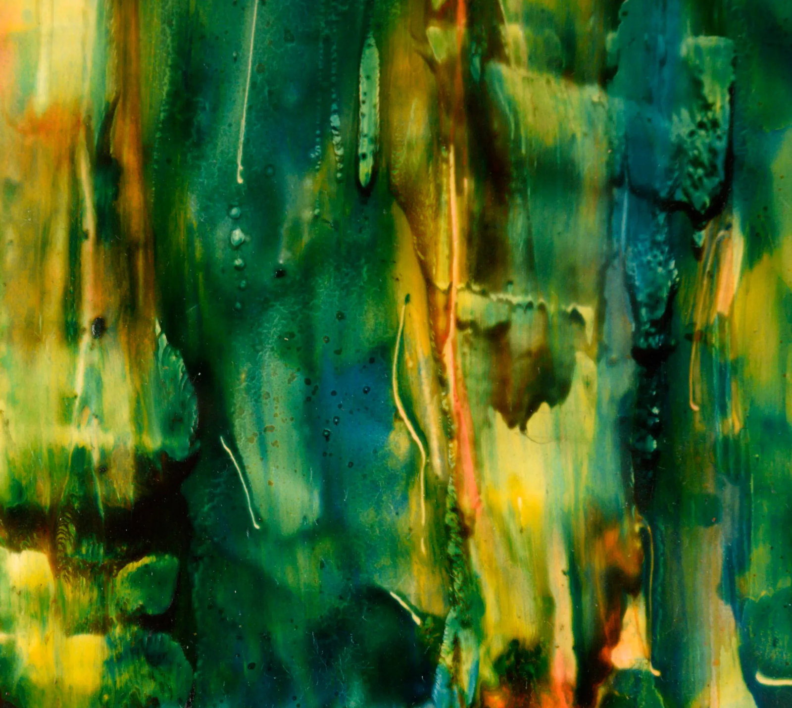 "Recognition" - Abstract Expressionist Composition in Acrylic on Cardstock by William Aldridge - 3