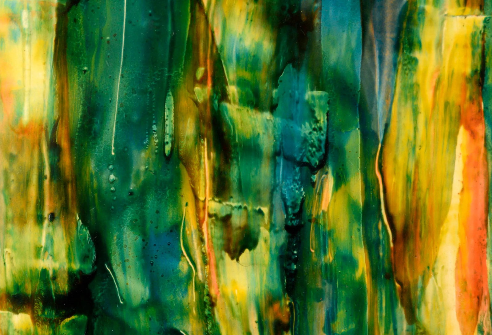 "Recognition" - Abstract Expressionist Composition in Acrylic on Cardstock by William Aldridge - 4
