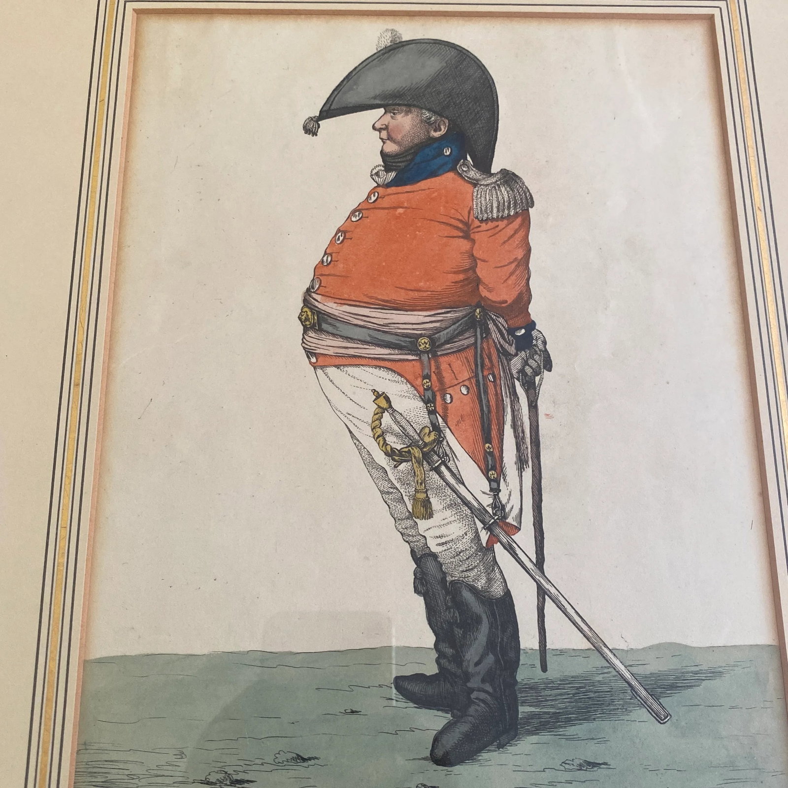 19th Century Robert Dighton Hand Colored Military Caricature 1807 - 5