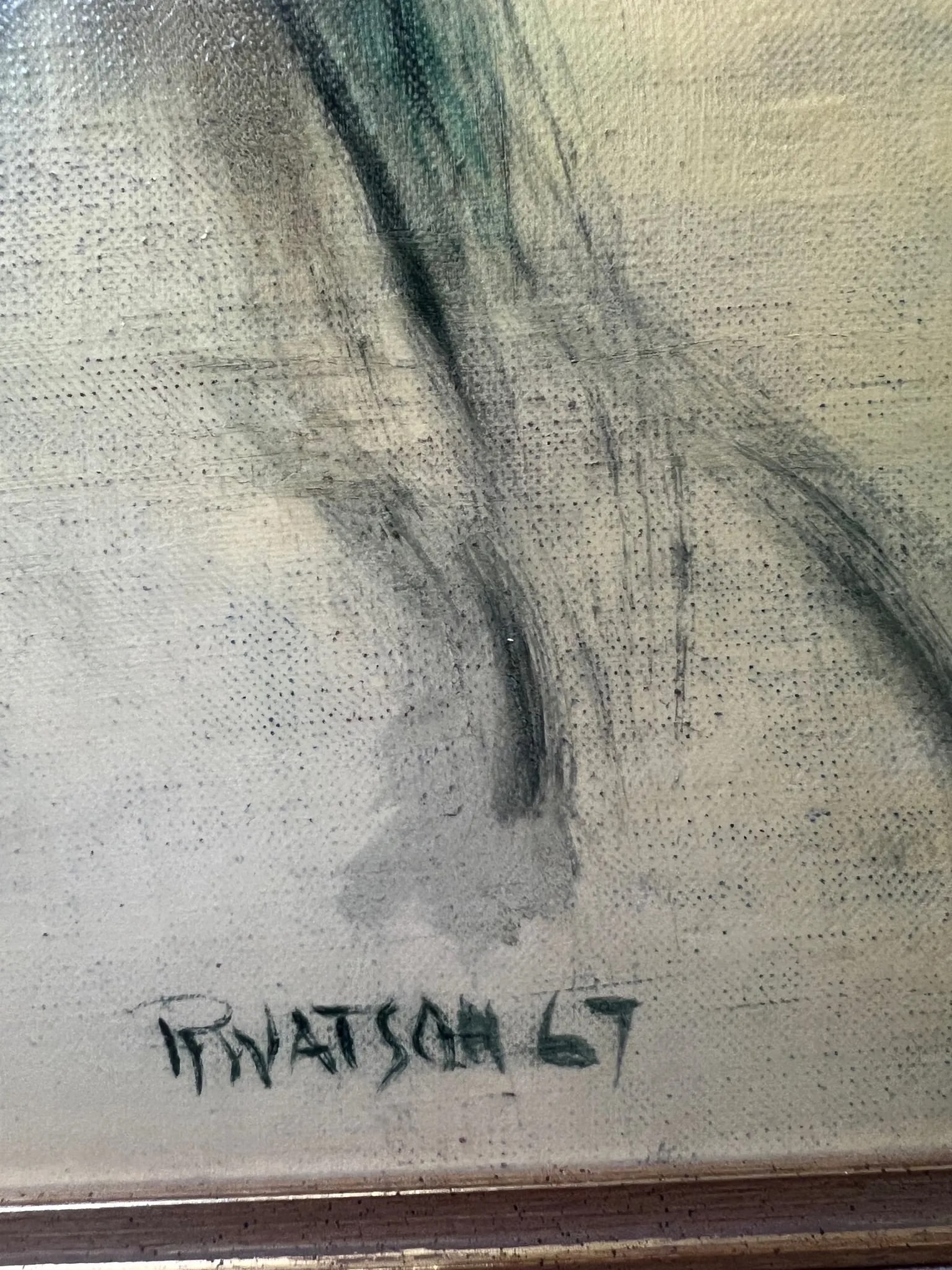 Stunning Mid Century Original Painting of Woman - 5