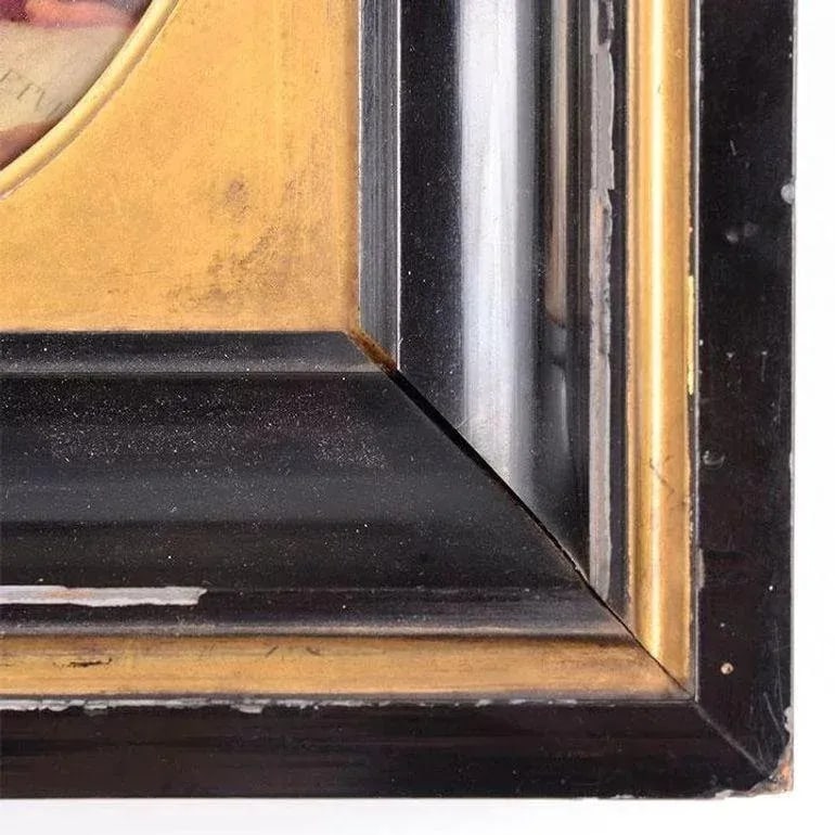 KPM Hand Painted Porcelain Portrait Signed by Artist - 3