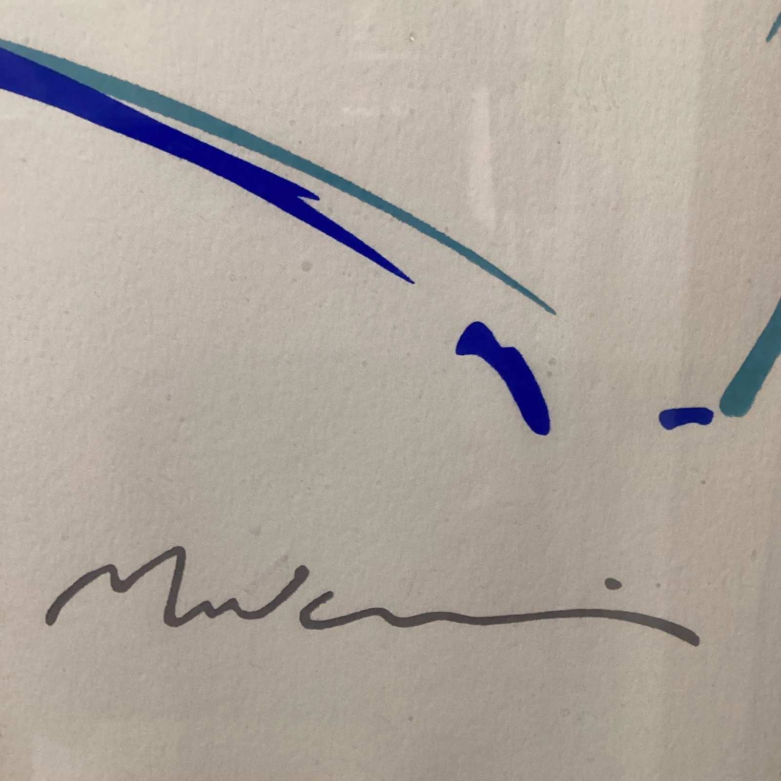 Vintage Dennis Mukai-Caren Peterson 'Blue Eyes' Litho-Hand Signed Framed - 10