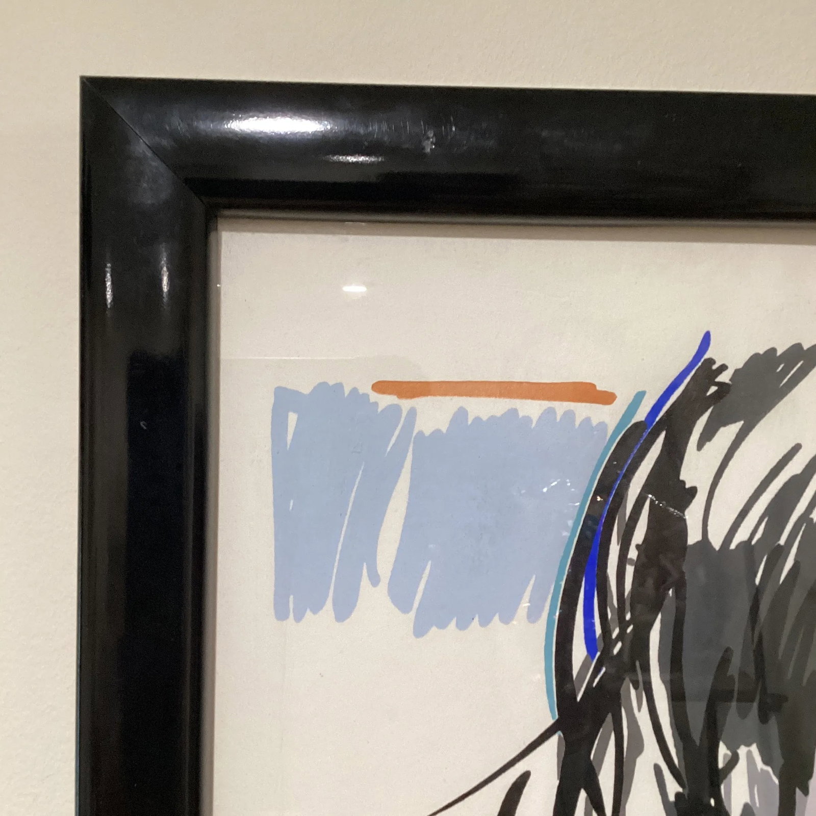 Vintage Dennis Mukai-Caren Peterson 'Blue Eyes' Litho-Hand Signed Framed - 7