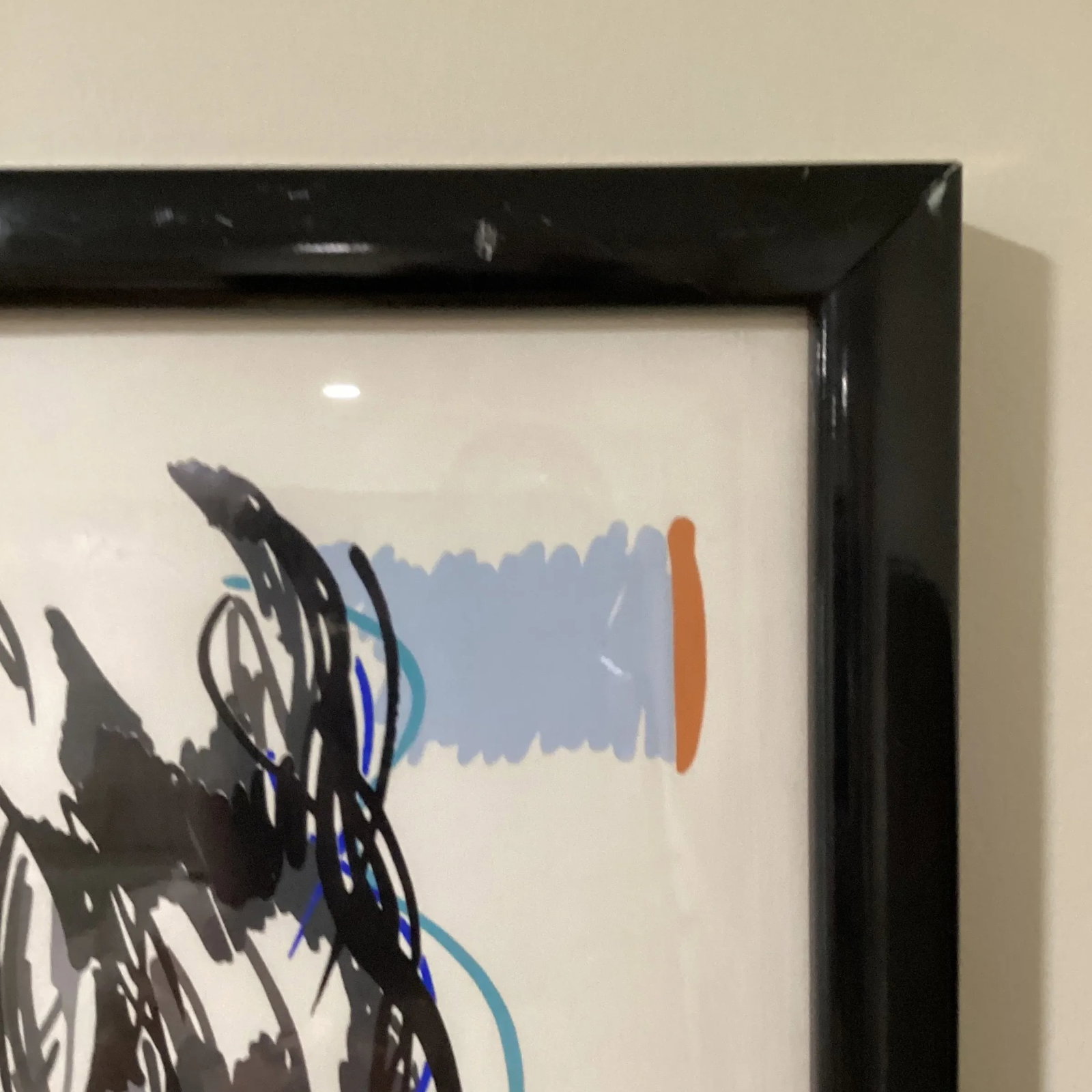 Vintage Dennis Mukai-Caren Peterson 'Blue Eyes' Litho-Hand Signed Framed - 8