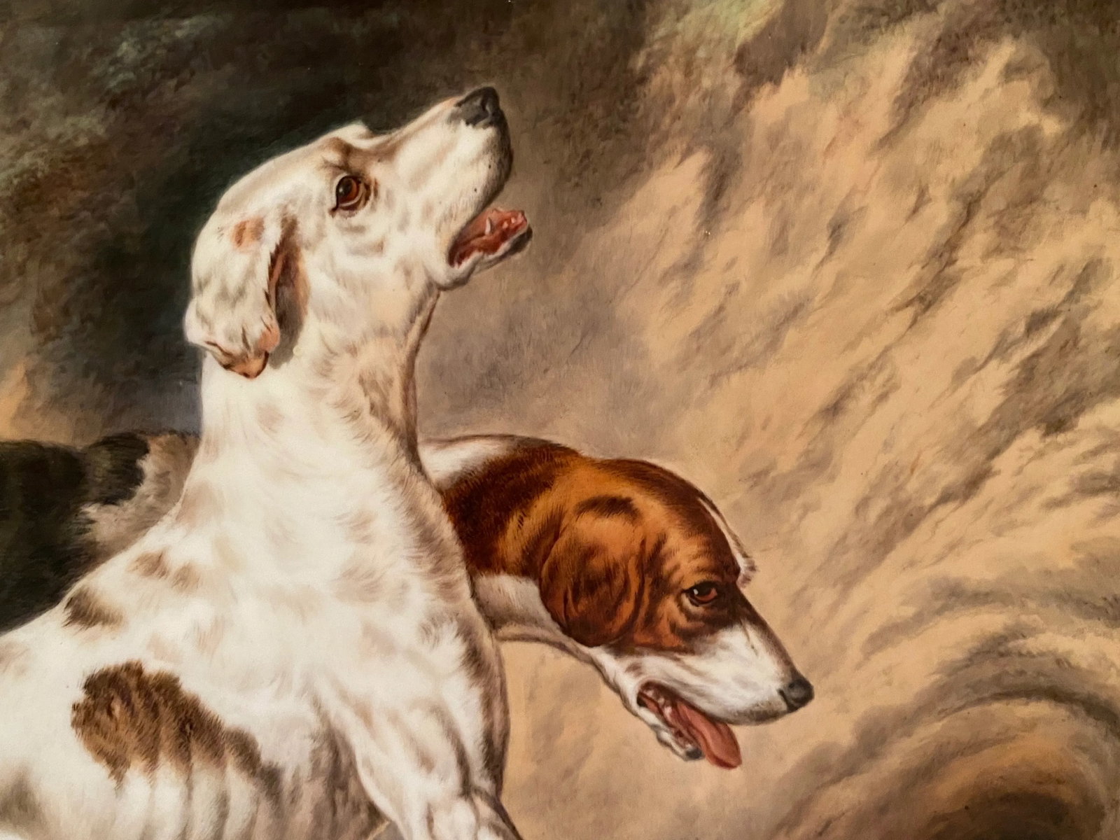 Pair of Berlin Porcelain Plaques 19th Century of Animals in Highland Settings - 4
