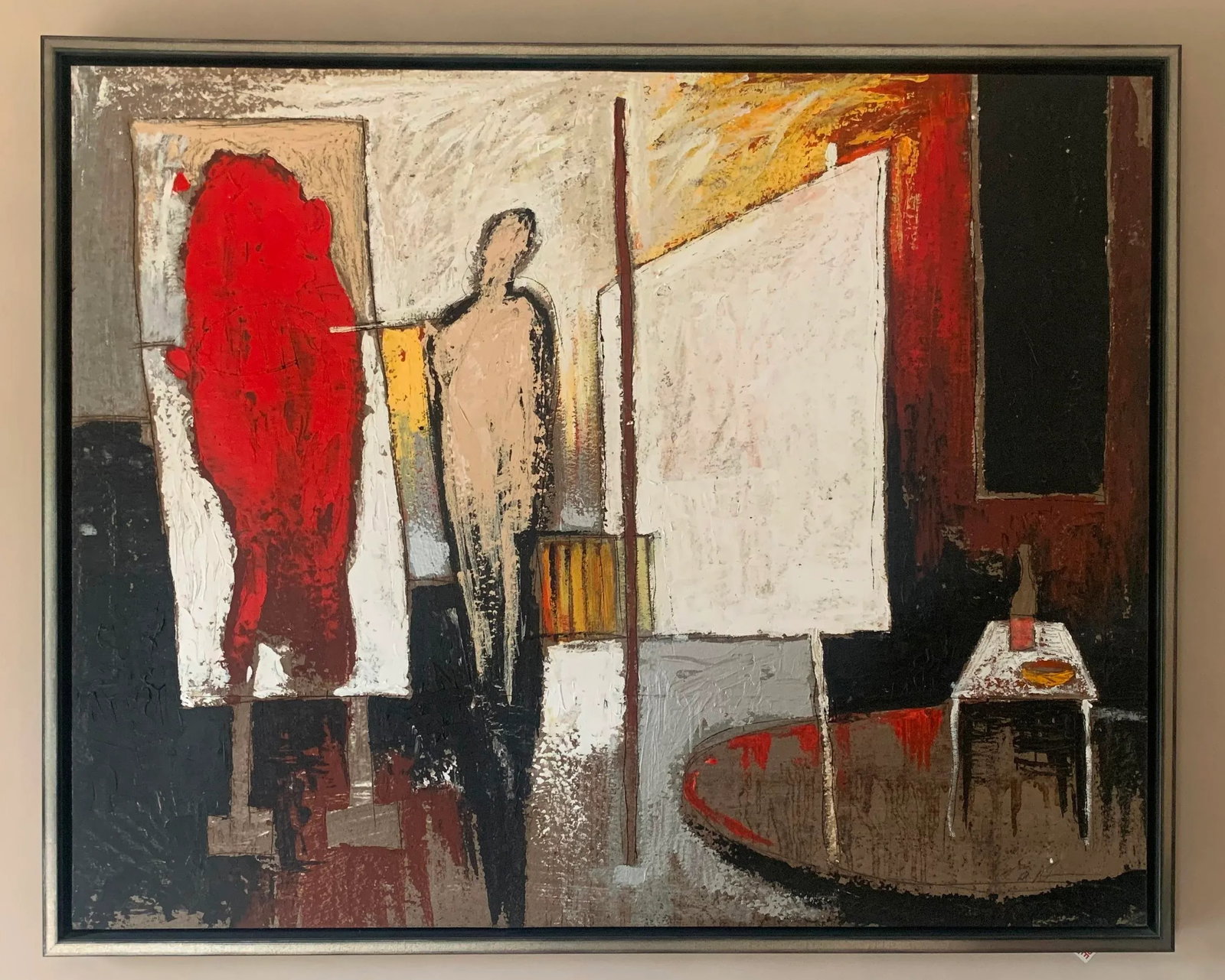 2000s Robert Robinson Modern Abstract Oil Painting - 2