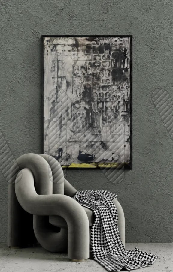 Modern Abstract Expressionist Original Artwork Pave - 5