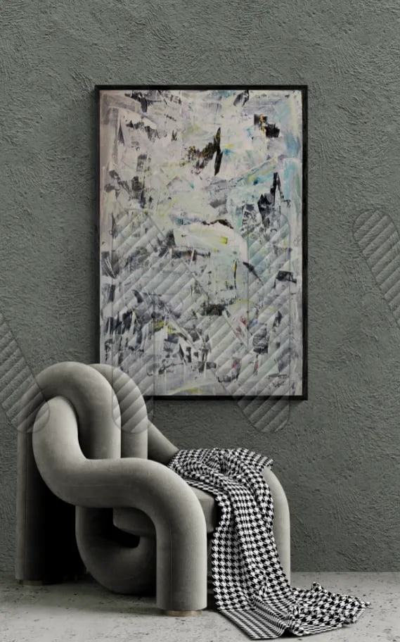 Modern Abstract Expressionist Original Artwork Aspen - 5