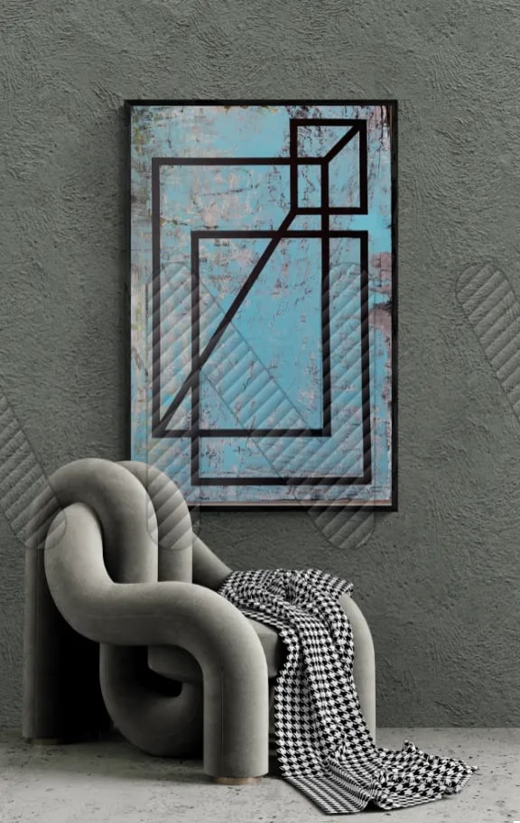 Modern Abstract Expressionist Original Artwork Scaff - 5