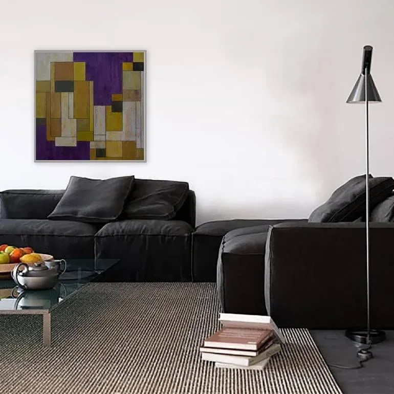 Contemporary Abstract Geometric Painting - 3