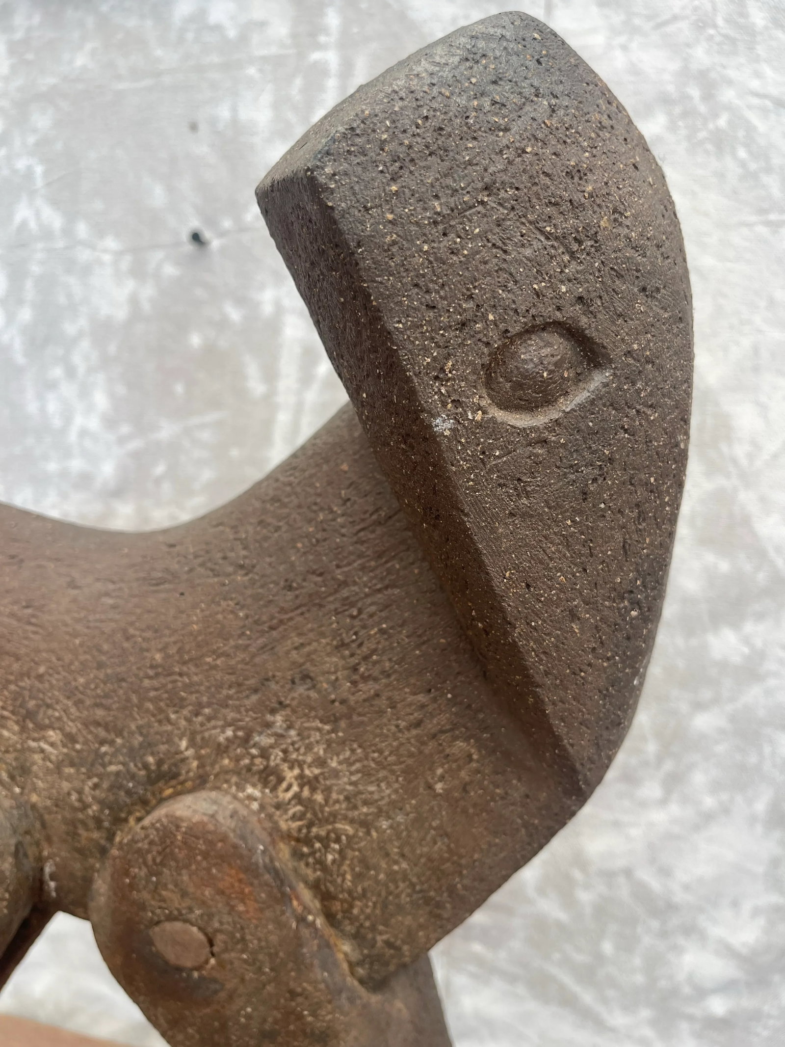 Abstract Pottery Horse Sculpture by Margot Kempe 1960 - 11
