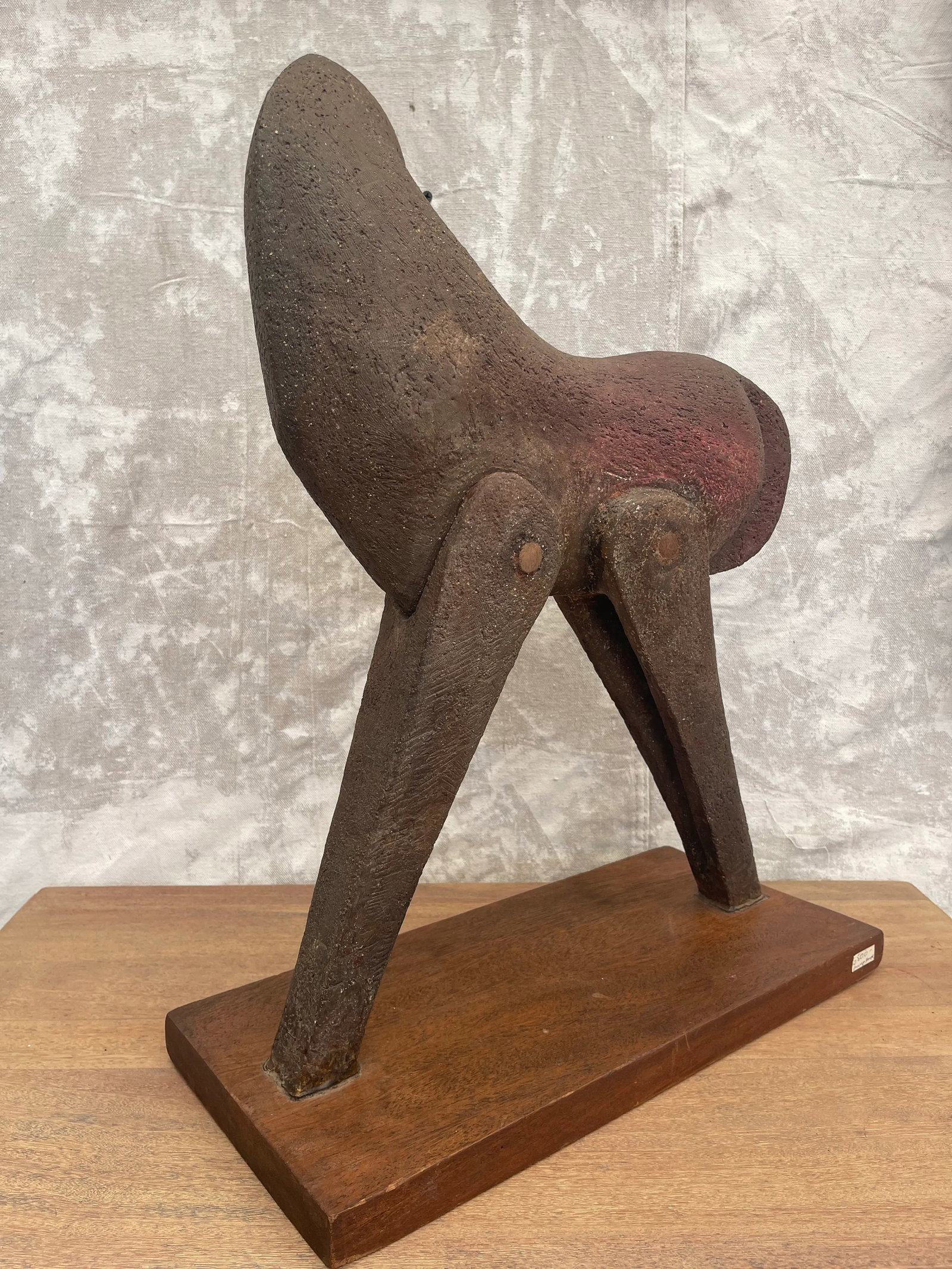 Abstract Pottery Horse Sculpture by Margot Kempe 1960 - 3