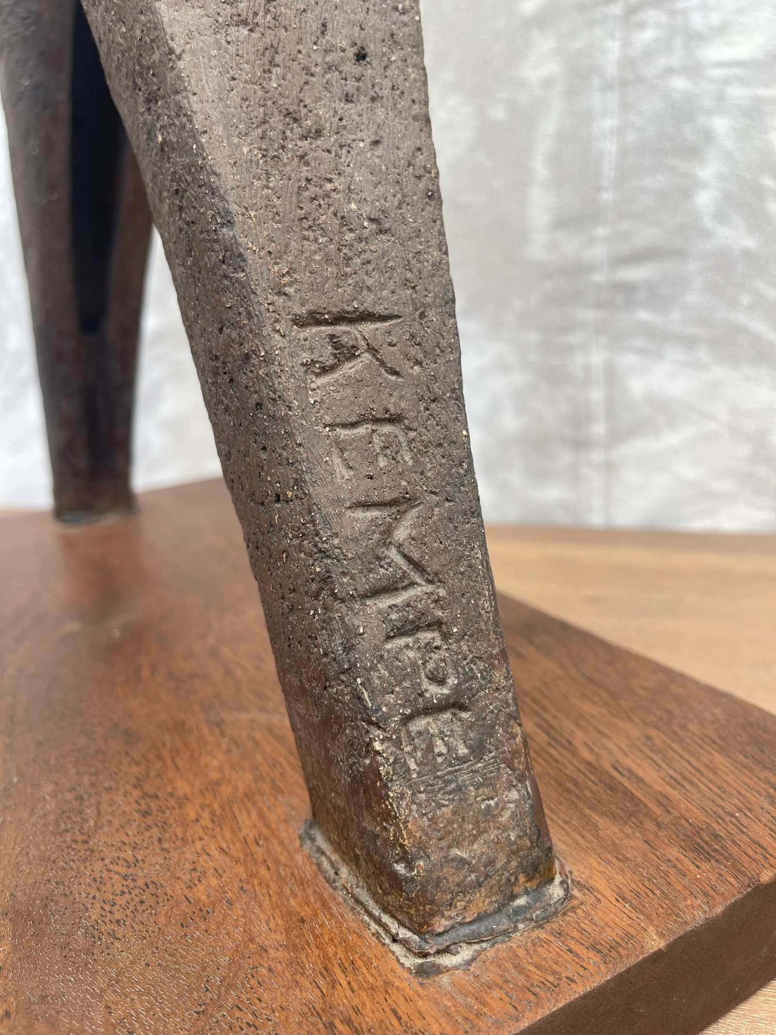 Abstract Pottery Horse Sculpture by Margot Kempe 1960 - 6